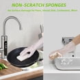 thumbnail image 3 of 16PCS Biodegradable Compostable Cellulose Kitchen Sponges Coconut Scrubber - Eco Friendly Sponge for Dishes Cleaning, 3 of 9