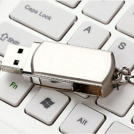 64G 64GB USB2.0 Swivel Flash Memory Stick Thumb keychainkeyring Pen Drive Data Storage Gift
