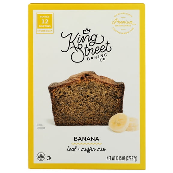 (Pack of 12) King Street Baking Co Banana Muffin Mix Loaf 13.15 oz