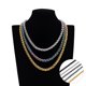 thumbnail image 3 of Collar de canasta de flores de acero de titanio para hombres, estilo europeo y americano, cadena de suéter de acero inoxidable, collar de quilla de hip hop grueso para amantes de las mujeres, 3 of 4