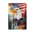 thumbnail image 3 of Wobogo American Flag Eagle Tree Garden Flag 28×40 Inch Double Sided For Outdoor Yard Decoration, 3 of 6