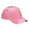 thumbnail image 2 of Goofa Sparkly Pink Glitter Printed Baseball Cap for Men and Women - Adjustable Unisex Hat for Sports and Casual Wear,Sun protection Casual Outdoor Everyday Fashion Cap, 2 of 9