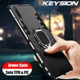 thumbnail image 2 of KEYSION-Funda a prueba de golpes para Samsung Galaxy, protector a prueba de golpes para móviles Samsung Galaxy A50, A30, A20, A10, A70, A40, A80, A60, A90, A50,s A30s, Note 9, 10 Plus, S10, S9, S8, A7 2018, M22 QYM unisex, 2 of 2