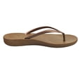 thumbnail image 3 of Fit Flop Women's Iqushion Ergonomic Flip Bronze Sandal - 5M, 3 of 7