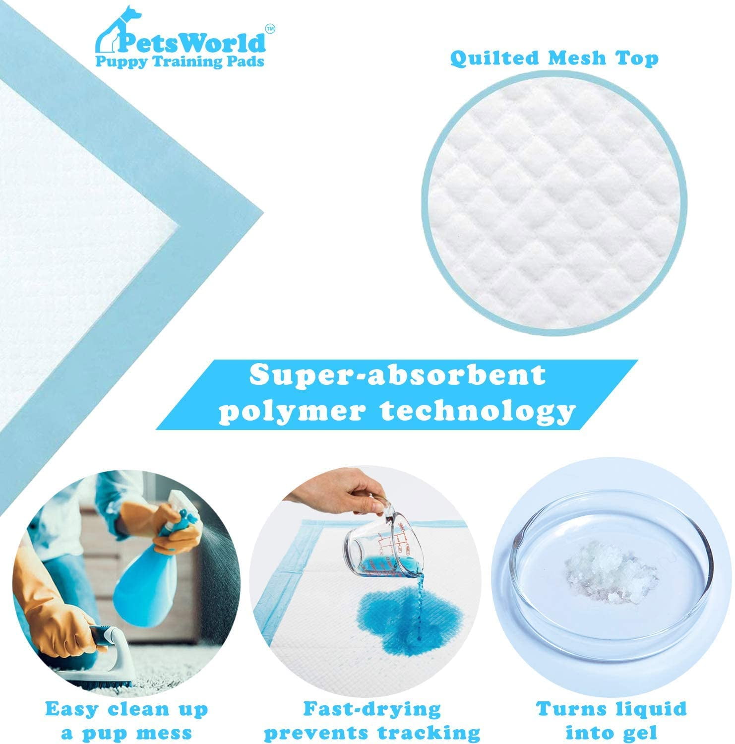 Mastiff's Massive Training Giant Pads, 28x44 inch Pad, 200 Pads, XXXL Gigantic, Tear Resistant, Super Absorbent Polymer, Extremely Strong Leak-Proof