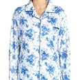 thumbnail image 5 of Casual Nights Women's Long Sleeve Notch Collar Floral Pajama Set, 5 of 5