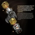 thumbnail image 5 of KZ ZA12 in Ear Monitor, 2DD+4BA Hybrid Wired Earbuds, KZ in Ear Monitor with 4-Level Tuning Switch Gaming Earbuds,Silver-Plated IEM Cable for Audiophile，Singer,Musician, 5 of 11