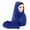 Blue, variant on Prolriy Scarf for Women Muslim Amira Crinkle Maxi Hijab Headscarf Headscarf Turban Shawl Muslim Scarf Shawl Scarf Blue