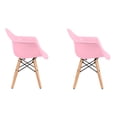 thumbnail image 2 of Set de dos sillas Eames con descansabrazo para Niños y Niñas (ROSA), 2 of 4