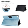 thumbnail image 5 of Allytech Galaxy Tab A 8.0 Case 2019 Released SM-T290 T295, Glitter Bling PU Leather Slim Shell Multi Angle Stand Shockproof Cover for Girls Women for Samsung Galaxy Tab A 8.0 2019 T290, Blue, 5 of 5