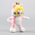 thumbnail image 4 of uiuoutoyCat Peach Princess Plush Toy Stuffed Animal Doll 9", 4 of 7