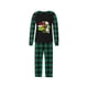 thumbnail image 2 of Conjuntos de pijamas navideños familiares a juego Grinch 2024, pijama de Grinch con parte superior y pantalones de pijama a cuadros, pijama de Grinch para niños y adultos para la familia, 6 Años, 2 of 4