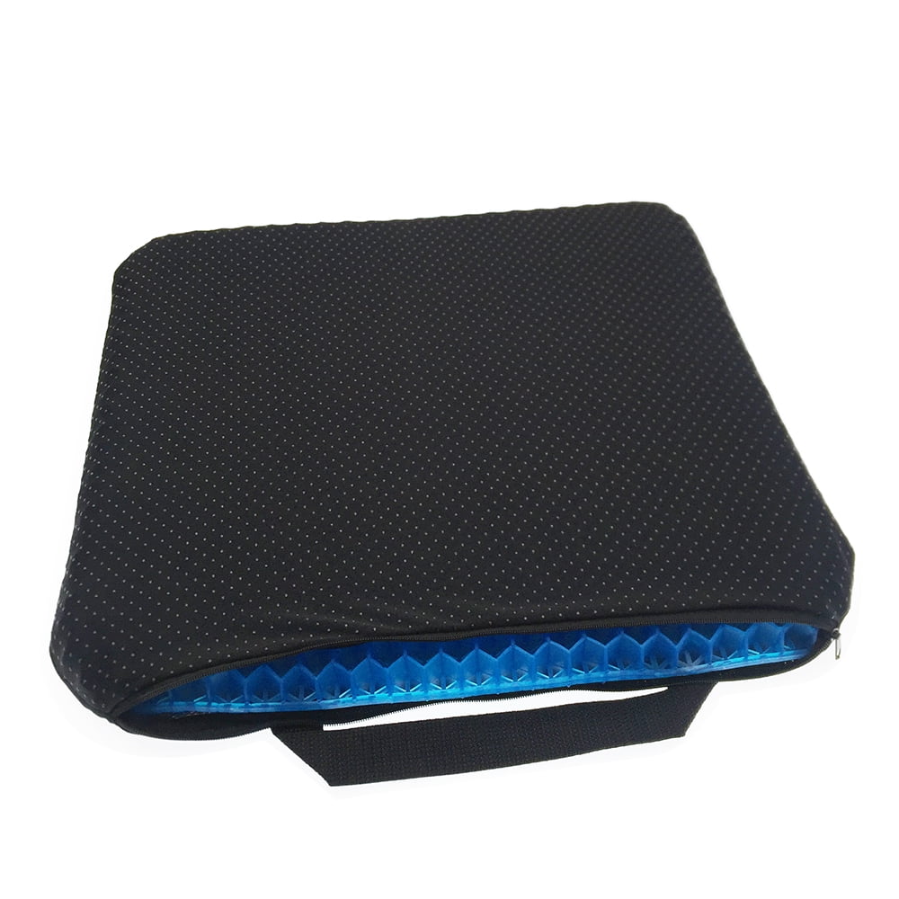 Jolly Gel Seat Cushion, Office Chair Seat Cushion with Non-Slip Cover Breathable Honeycomb Pain Relief Sciatica Egg Crate Cushion for Office Chair Car