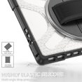 thumbnail image 4 of XYX Case for 13 inch Microsoft Surface Pro 8 (2021 Release), 360 Rotating Heavy Duty Shockproof Cover with Kickstand and Hand Strap (Transparent), 4 of 7