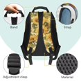 thumbnail image 6 of KUIFORTI Sunflower Capybara Kids Backpack School Bag Durable Polyester Bookbag for Elementary Students with Multi-Pocket Back to School Gifts for Students, 6 of 7