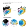 thumbnail image 3 of Tie Dye Stylish Women's Wallet: 0.7 Microfiber Coin Purse with Zinc Alloy Jaws, 4.3x4.7 in, Trendy Design and Durable Material, Size for on-the-Go, Sleek and Compact Organize, 3 of 7
