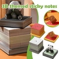 thumbnail image 3 of 3D Desk Memo Pad 2025 3D Sticky Notes Panda Paper Carving Art Notepad Chin E3Q22, 3 of 6