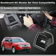 thumbnail image 2 of Cubierta de Recubrimiento del Panel de Salida de Aire del Consola del Tablero Frontal Izquierdo para Ford Explorer 2016-2019 Reemplazo No.FB5Z-19893-CE/FB5Z19893CE, 2 of 7