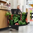 thumbnail image 6 of Christmas Large Capacity Reusable Oxford Cloth Grocery Basket - Foldable Shopping Bag for Picnics & Shopping, 6 of 7