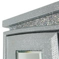 thumbnail image 5 of Michael Amini Melrose Plaza Wood & Glass Swivel Lingerie Chest in Dove Gray, 5 of 10