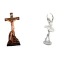 thumbnail image 1 of Escultura Católica Religiosa Sagrada, Arte Moderno Creativo, Estatua De Jesús, Adorno Decorativo Para Dormitorio, Oficina, Chimenea, Entrada., 1 of 8