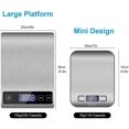 thumbnail image 3 of Digital Kitchen Scale, Premium Stainless Steel Food Scales, 3 of 5