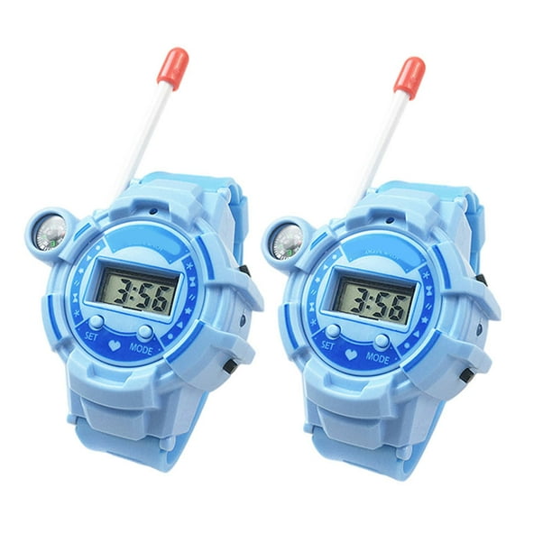 FELTECHELECTR 1 par de relojes walkie-talkie para niños, divertidos relojes con intercomunicador, juguetes