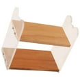thumbnail image 3 of 1Set Dollhouse Mini Bookcase for Children Decorative Use Rectangular Shape Walnut Wood Transparent 1:12 Scale, 3 of 8