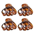 thumbnail image 2 of Cheers.US 4Pcs Claw Hair Claw Clips for Women Plastic Large Octopus Hair Clip Non-slip Big Spider Hair Claw for Girls Surper Strong Hold Grip Hair Jaw Clip, 2 of 4