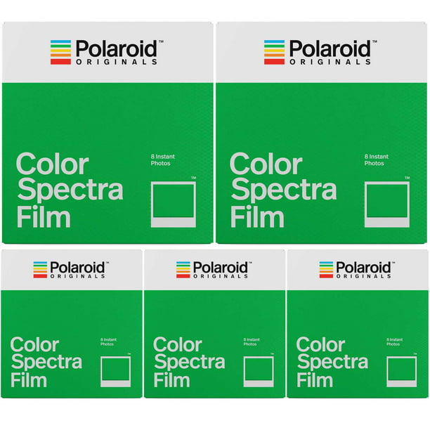pijpleiding Ultieme Interpunctie Polaroid Originals Instant Color Film for Spectra Cameras 5-Pack -  Walmart.com