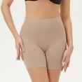thumbnail image 2 of 1360 Calzoncillos tipo bóxer moldeadores de cintura media para mujer, sin costuras, ligeros, para después del parto, que adelgazan el abdomen, 2 of 6
