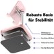 thumbnail image 5 of Soporte para teléfono móvil, soporte de mesa ajustable para teléfono móvil, soporte para tableta de aluminio con ángulo de altura ajustable compatible con teléfono inteligente, 5 of 8