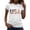 A04 White, variant on Maqroz 250 Anniversary USA Shirt Women 4th of July Shirts 1776-2026 250th Birthday T-Shirt "We the People" Short Sleeve Crew Neck Tops