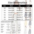 thumbnail image 2 of Grblisyd Girls Barrel Sweatpants Kids Casual Elastic High Waist Solid Color Pants Casual Wide Leg Trousers with Pockets, 2 of 5
