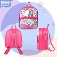 thumbnail image 4 of Mochila Casual Escolar Rm Regalomex Unicornio Fucsia Oscuro Chico YC018503, 4 of 5