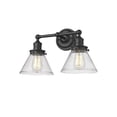 thumbnail image 5 of Eyden 2 - Light Matte Black / Black Wall Sconce, 5 of 7