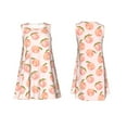 thumbnail image 7 of Goofa Peach With Leaves for Summer Dresses for Women – Beach Floral Sundress, Casual Pockets Boho Tank Dress for Hot Days, 7 of 7