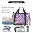 thumbnail image 5 of Kdxio Daisies Flowers Travel Duffel Bag Gym Bag Weekender Travel Bag Gym Bag for Women &Men Airplane Travel Essentials for Flying, 5 of 7