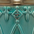 thumbnail image 3 of Eden Home 32" Transitional Ceramic Table Lamp in Turquoise Finish, 3 of 3