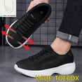 thumbnail image 3 of Men's Wide Toe Box Running Shoes Lightweight Breathable Sneakers with Cushioned Platform Sole Non Slip Walking Shoes for Gym Travel Casual Daily Wear, 3 of 8