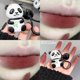 thumbnail image 4 of Lindo Panda chino brillo de labios mate terciopelo labio barro impermeable antiadherente taza Chocolate lápiz labial rojo tinte maquillaje cosmético coreano, 4 of 5