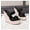 Black, variant on Women's Woven Slope 15cm Heel Sandals Slippers for Party Fashion Club Wedge LFD-10368-123