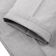 thumbnail image 4 of Pafei Tyugd Linen Pants Men Casual Summer Comfy Breathable Cotton Pants with Pockets Elastic Waist Loose Fit Straight Leg Beach Pants Gray L, 4 of 8
