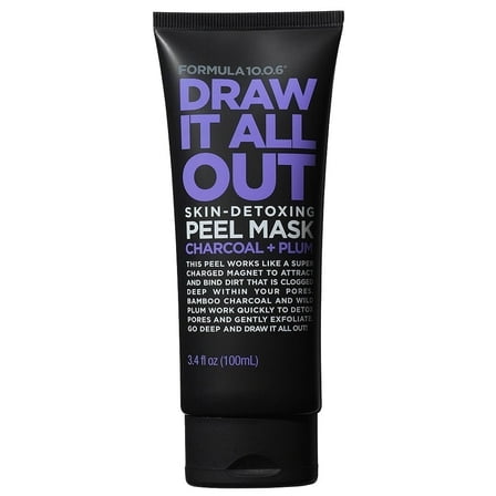 Formula 10.0.6 Draw It All Out - Skin-Detoxing Peel Mask Charcoal Plum
