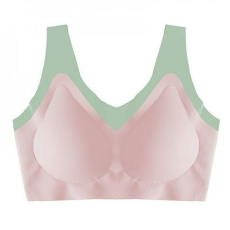 

Fantadool Seamless Women Bras Gathers Shock-Proof Thin Pad Push Up Underwear Solid Female Intimate Bralette Plus Size Lingerie