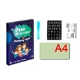 thumbnail image 1 of Tablero de dibujo para niños con revestimiento luminiscente Tablero de pintura Juego de herramientas de dibujo educativo A4 Speravity EL3497-02B, 1 of 2