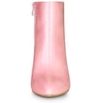 thumbnail image 2 of Botas Del Tobillo Tacón De Aguja De Punta Estrecha Allegra K Rosa 38, 2 of 6