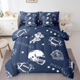 thumbnail image 1 of Erosebridal Vintage Football Comforter Sets Twin Size, Rugby Player Comforters & Duvets, Sports Lover Decor, Reversible 7pcs, 1 of 1