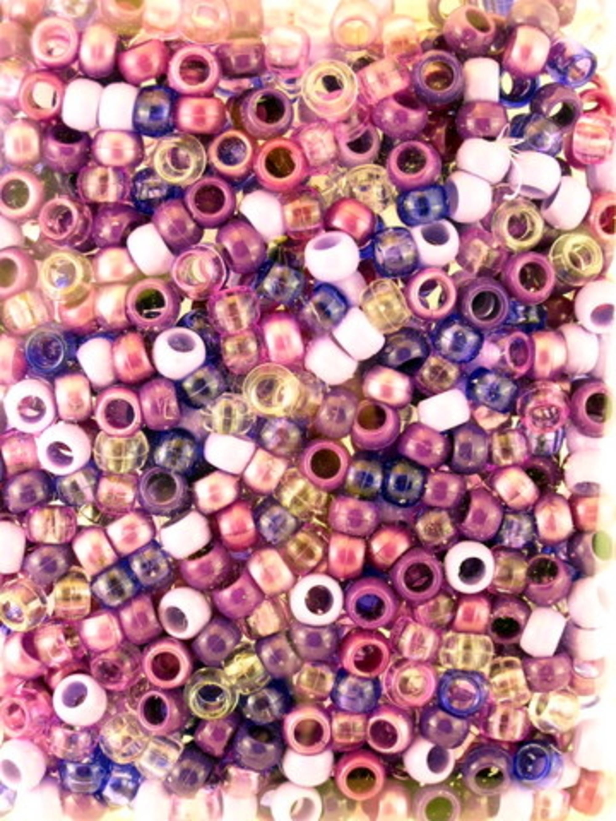  Colorations Pink Pony Beads, 1/2 lb. Approx. 800 Pcs in  Resealable Stand-Up Storage, Accent Beads, Hair Accessory, Slime,  Stringing, Learn, Teachers, Kids, Creative, Arts & Crafts (Item # SPONYPI)  : Office Products