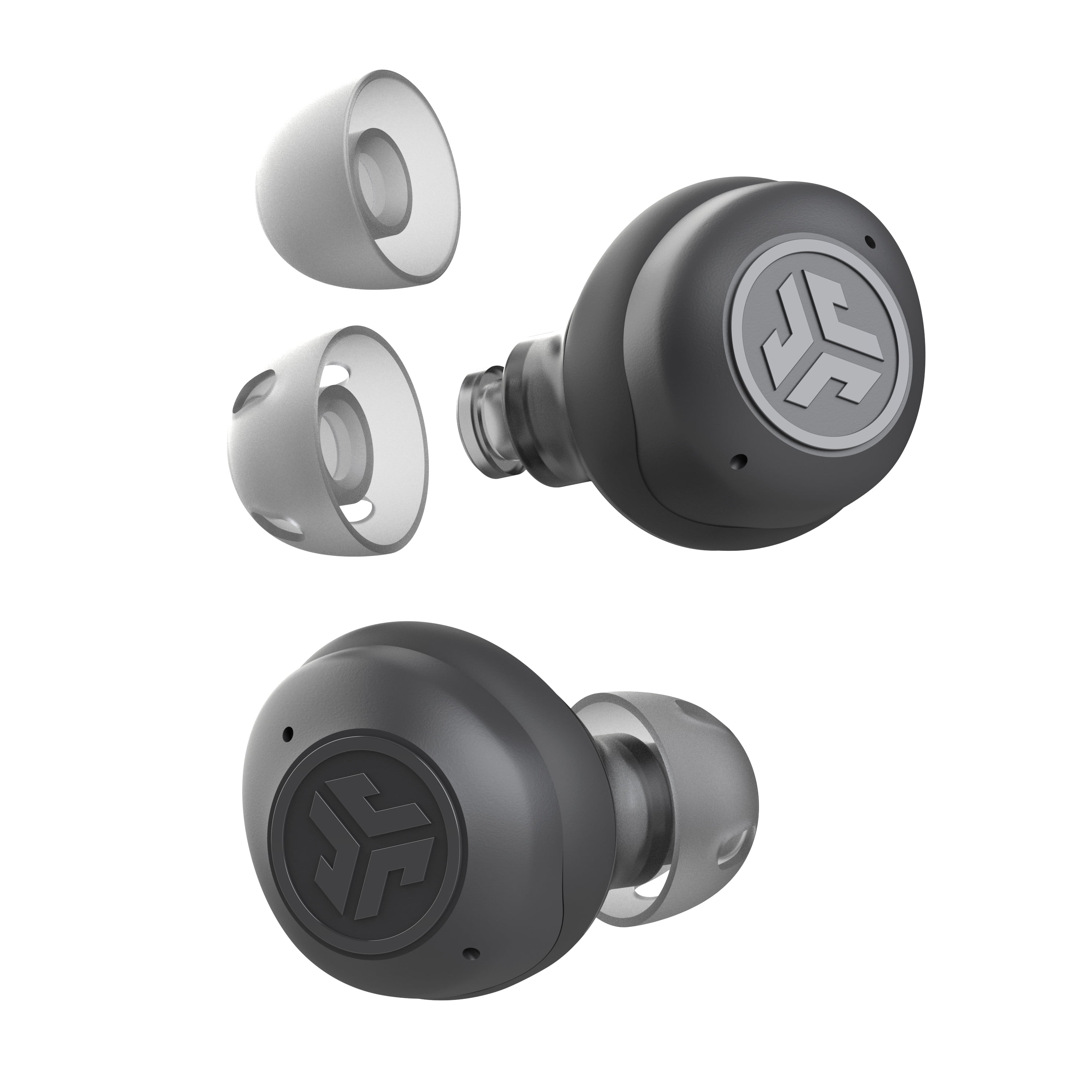 JLab Hear OTC Hearing Aid & Wireless Earbuds with Bluetooth 5.3, Android/iOS, Graphite